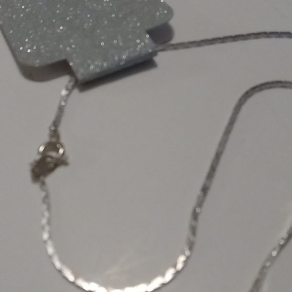 Necklace and Bracelet Bundle of 2 Silvertone & Rhinestones Pendant - Picture 4 of 6